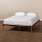 Baxton Studio Iseline Walnut Brown Finished Wood Queen Size Platform Bed Frame 156-9472 - alternate 4